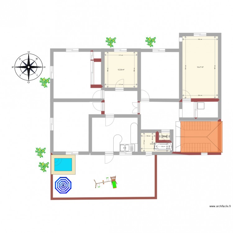 F5 APPARTEMENT etage super. Plan de 0 pièce et 0 m2