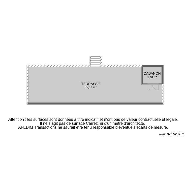 BI8527 ANNEXES. Plan de 2 pièces et 71 m2