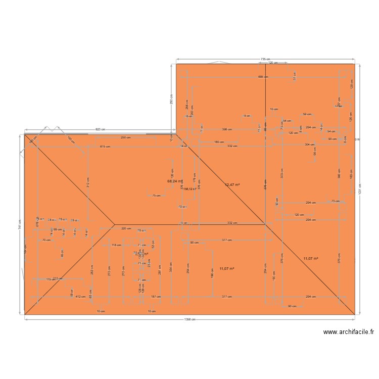 maison . Plan de 0 pièce et 0 m2