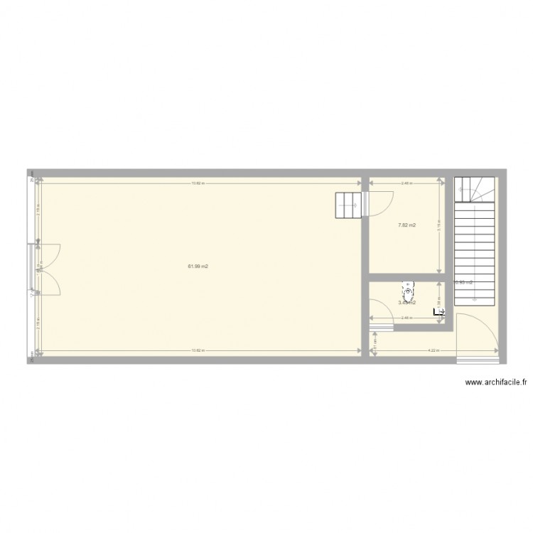 Projet MailBoxes Grasse . Plan de 0 pièce et 0 m2