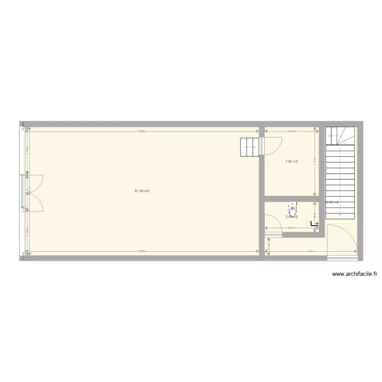 Projet MailBoxes Grasse . Plan de 