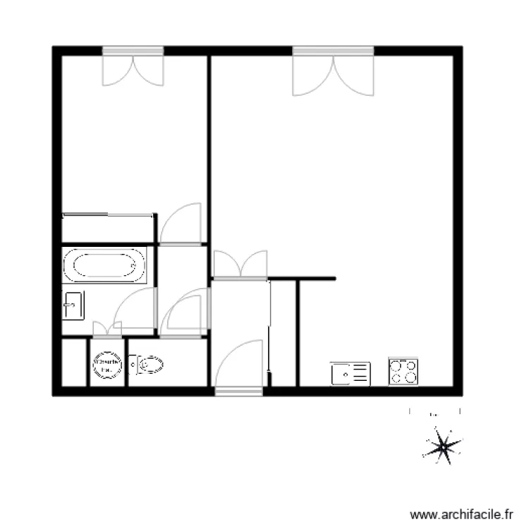 Maurice Goalard Bayonne. Plan de 