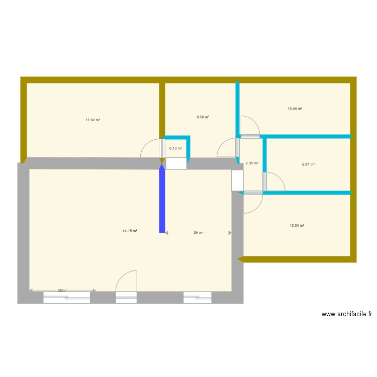 Maison les jaunais extension test v1. Plan de 0 pièce et 0 m2