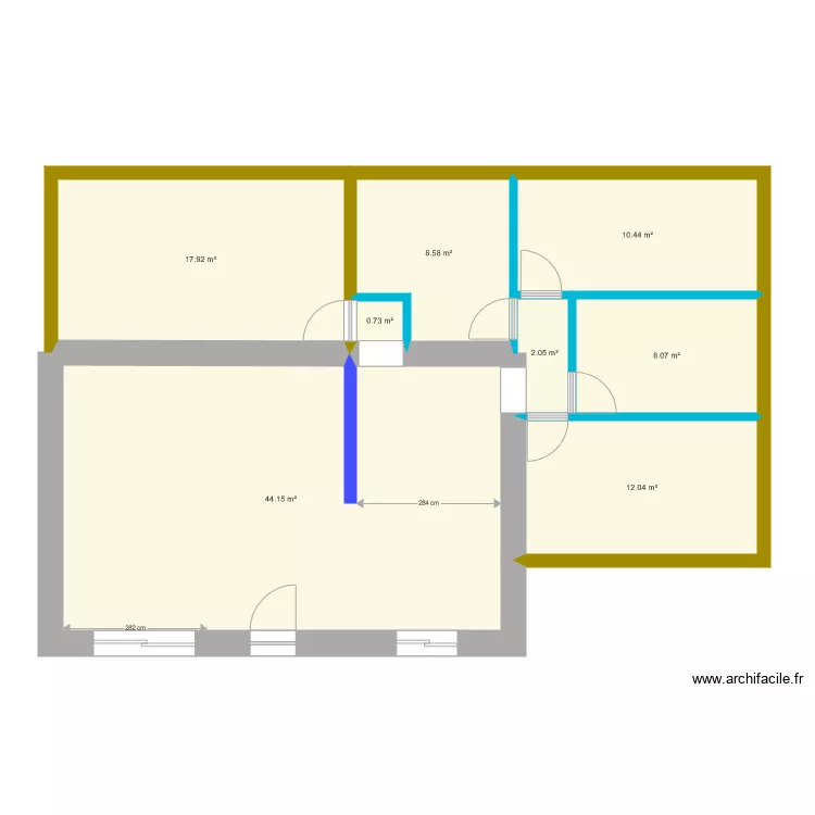 Maison les jaunais extension test v1. Plan de Maison les jaunais extension test v1. Plan de