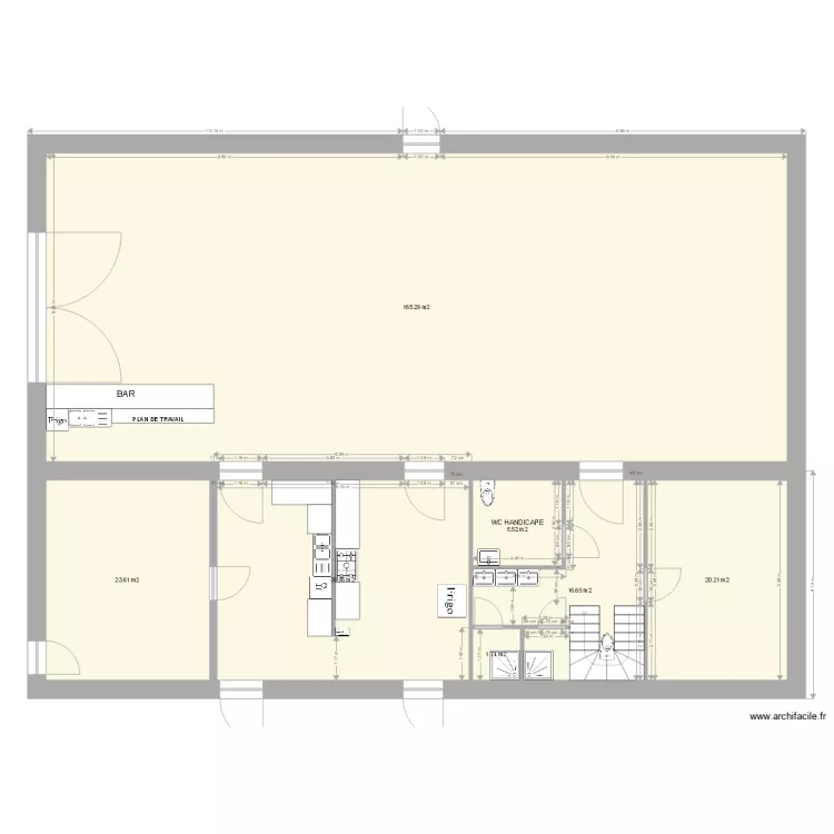 SALLE DE RECEPTION. Plan de 