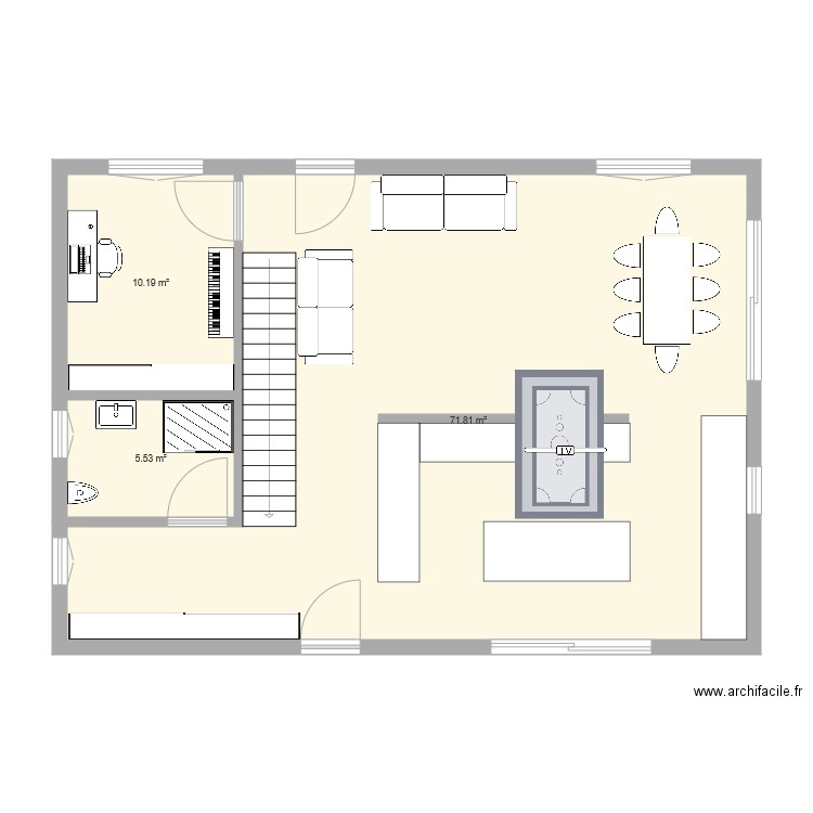 mounteillé. Plan de 0 pièce et 0 m2