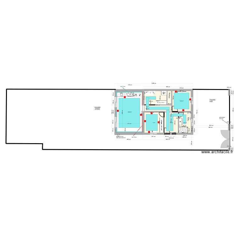 43 bis LC masse projet. Plan de 0 pièce et 0 m2