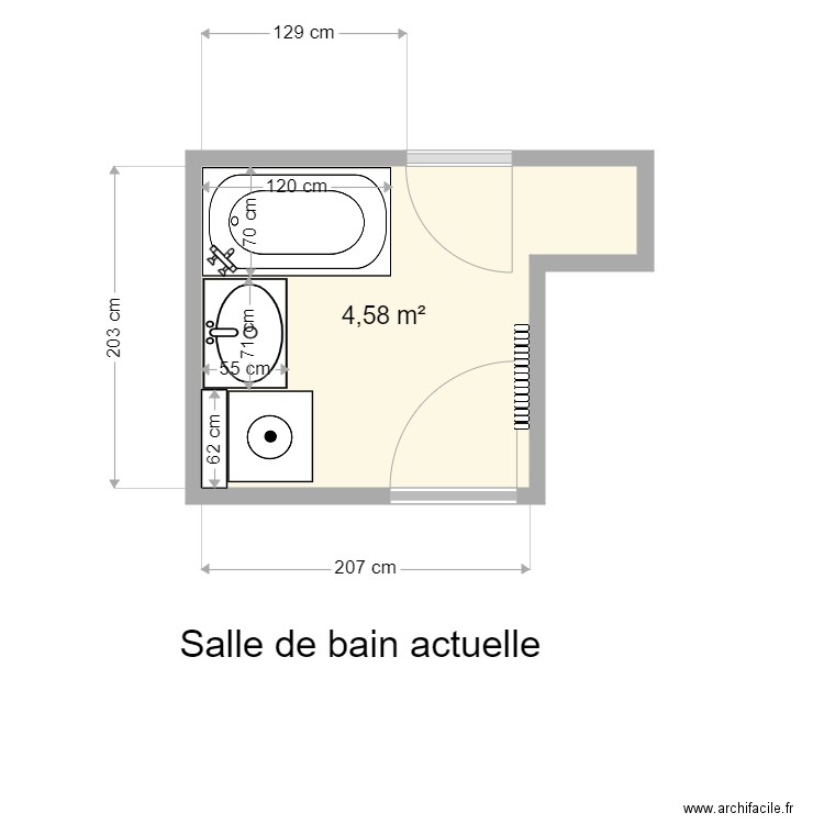plan 1bis. Plan de 0 pièce et 0 m2