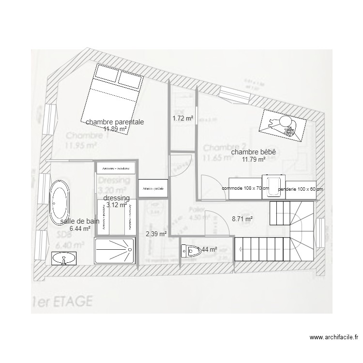 FAMILLE PONROY       R1. Plan de 0 pièce et 0 m2