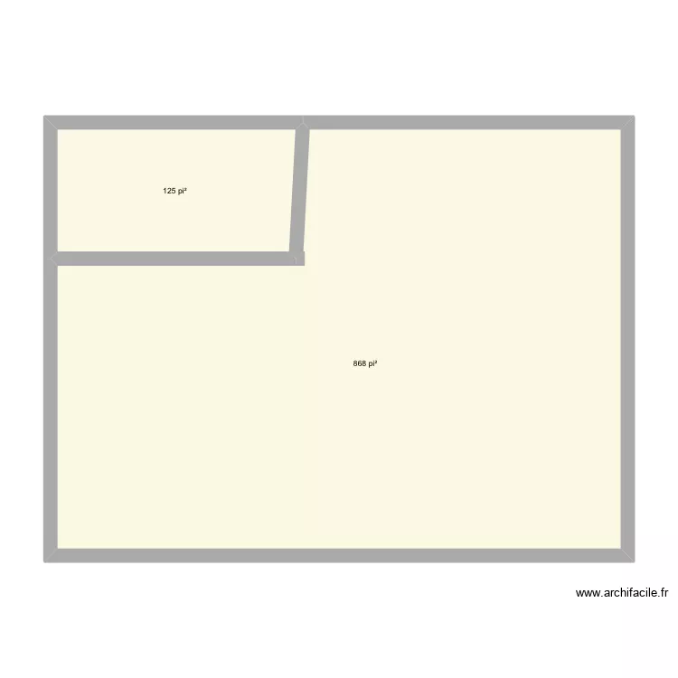 Maison anna. Plan de 2  et 92 m²