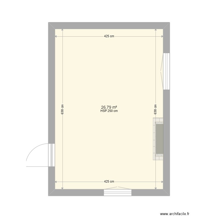 chagnon. Plan de 0 pièce et 0 m2