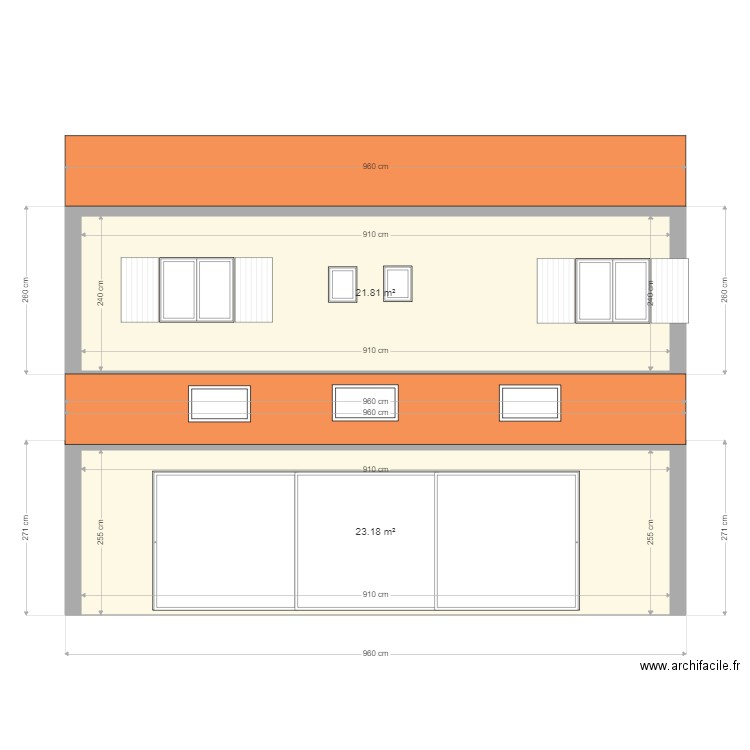 Bacalan Facade. Plan de 0 pièce et 0 m2