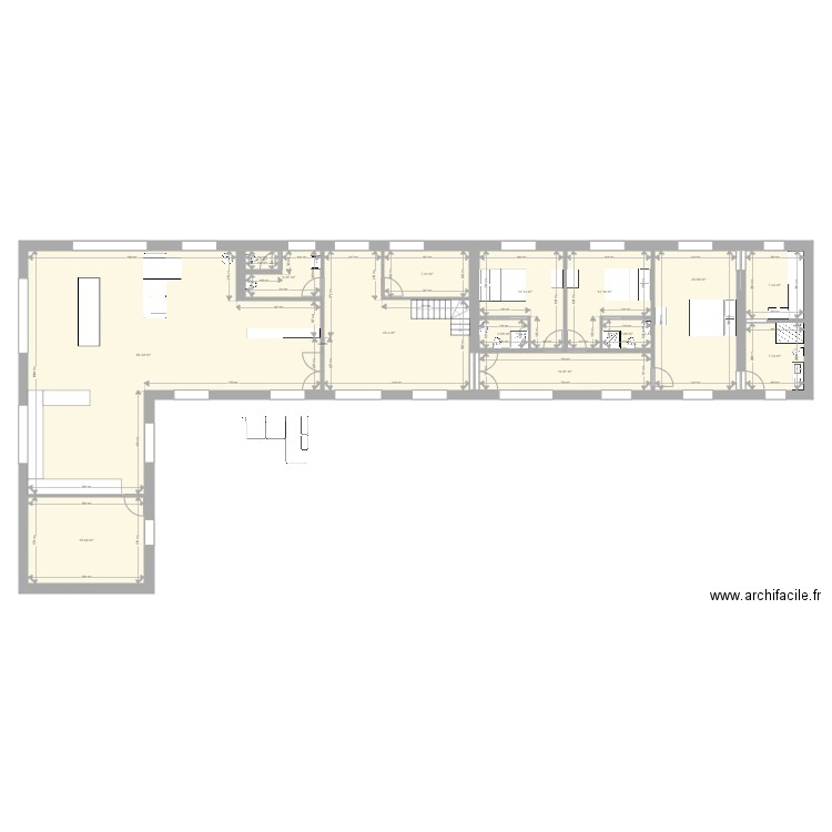 St Georges idées 2 bar RDC. Plan de 14 pièces et 228 m2