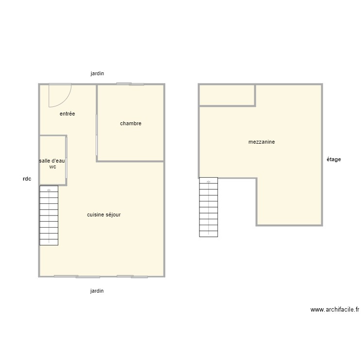 couliau sci mobilier am. Plan de 4 pièces et 72 m2