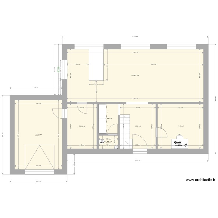 Wauquaire. Plan de 0 pièce et 0 m2