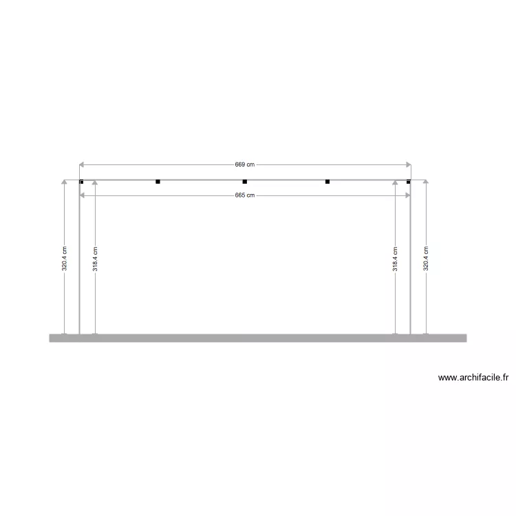 cabane. Plan de cabane. Plan de