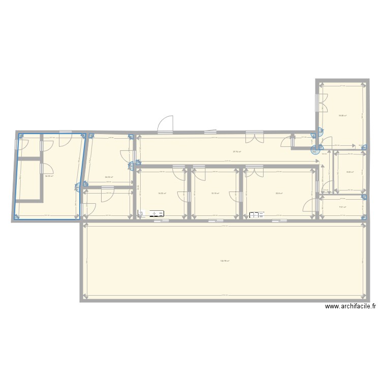 agrandissement. Plan de 0 pièce et 0 m2