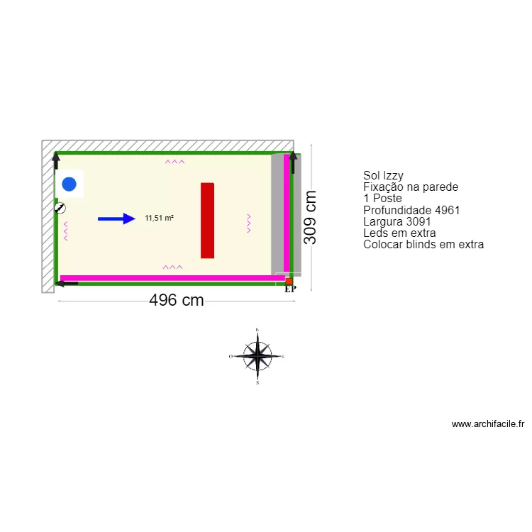 Philip Webb- Carvoeiro. Plan de 