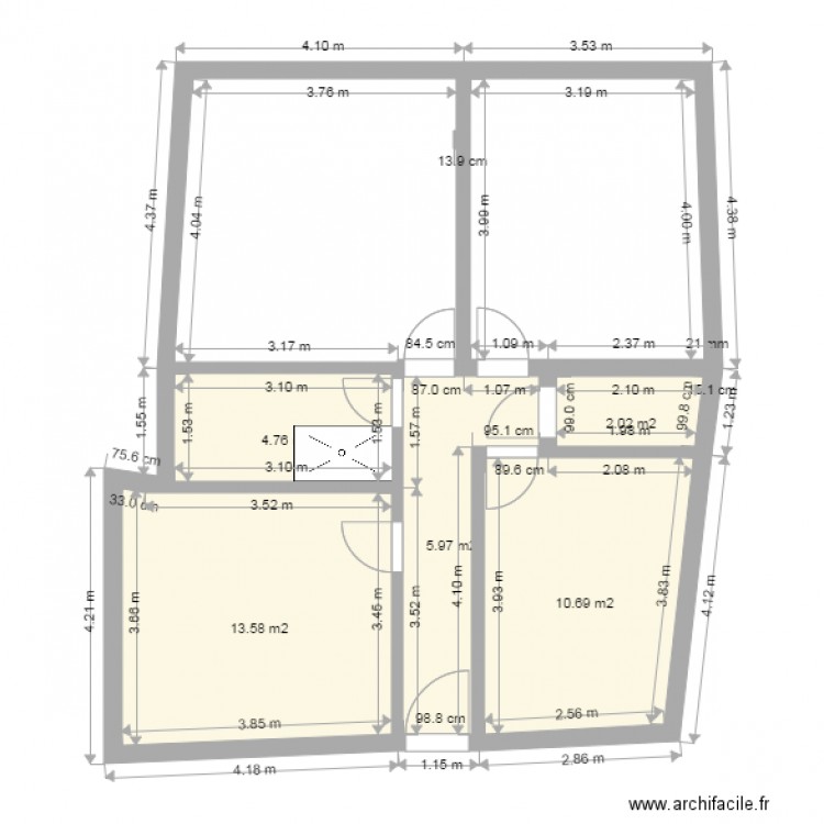 MAISON DE MAMERS. Plan de 0 pièce et 0 m2