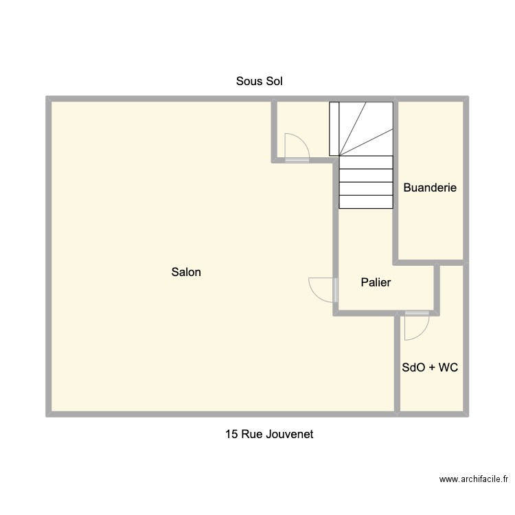 CLOT -1. Plan de 0 pièce et 0 m2
