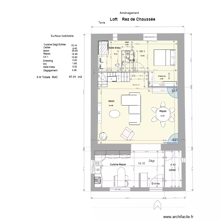 Loft Rde Ch 5. Plan de 