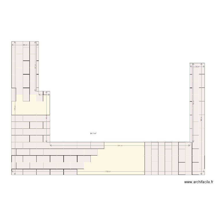 CALEPINAGE GRES CERAME 120 60 H. Plan de 0 pièce et 0 m2