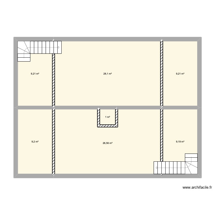 combles. Plan de 0 pièce et 0 m2