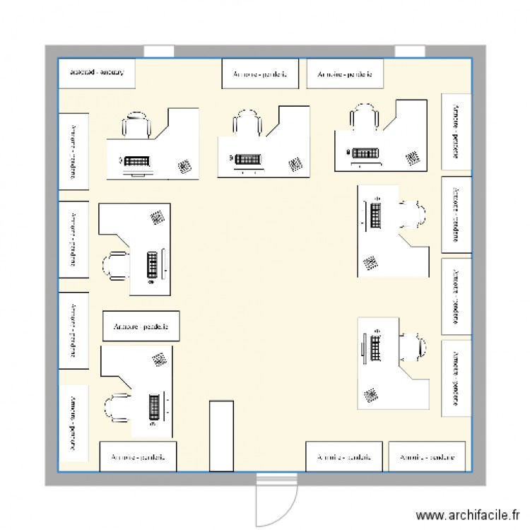 aménagement archives. Plan de 0 pièce et 0 m2