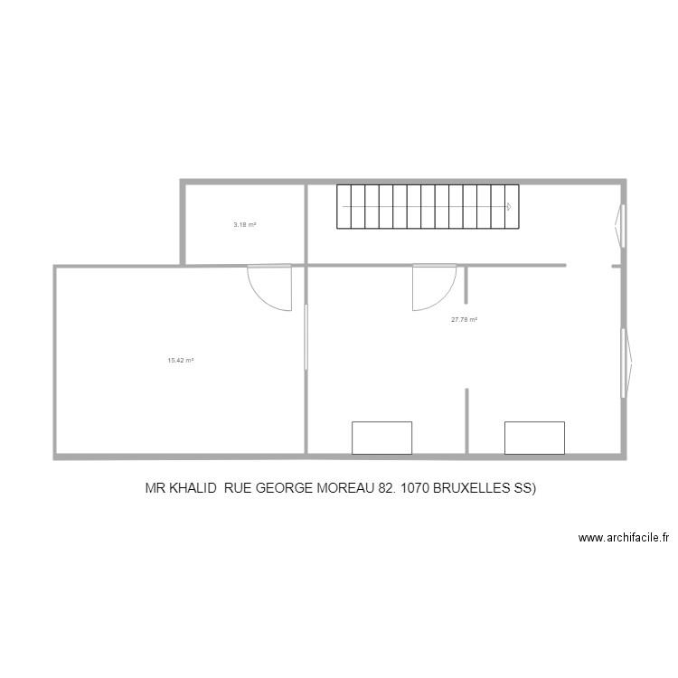 KHALID 82G MOREAU. Plan de 0 pièce et 0 m2