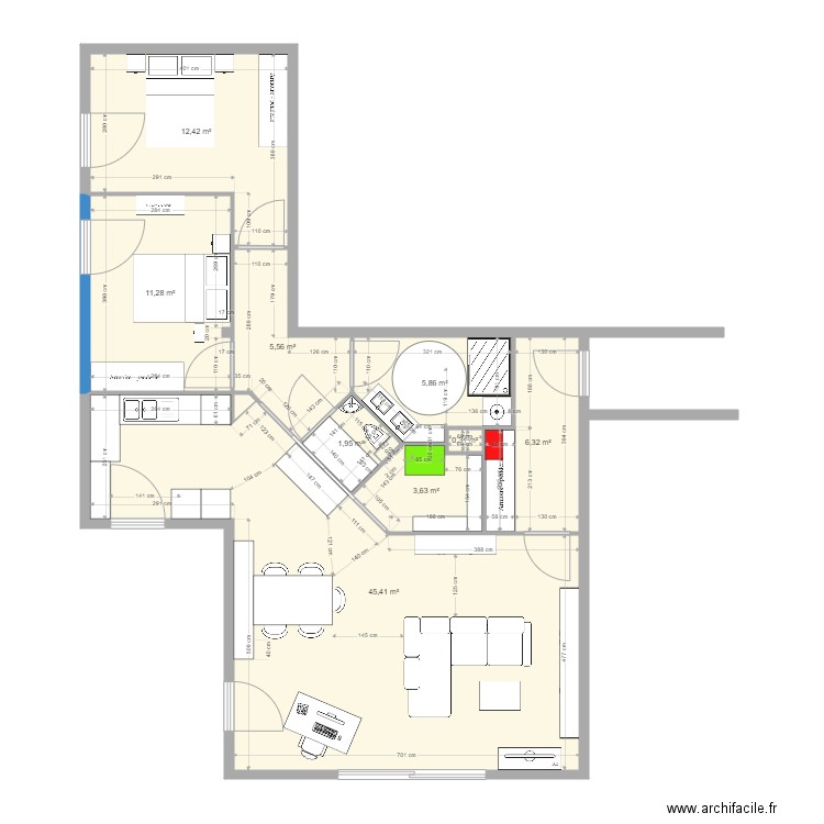 LIGNE BLEUE 29. Plan de 0 pièce et 0 m2