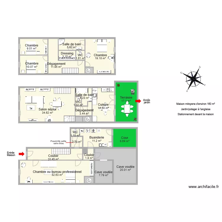 PAGES MILLER. Plan de 