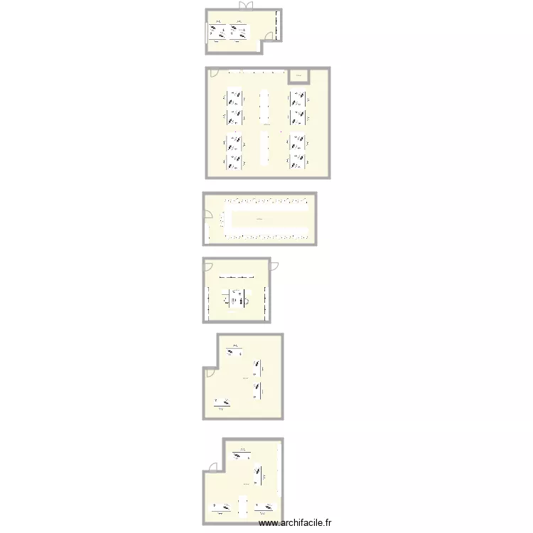 salle des archives 2. Plan de 
