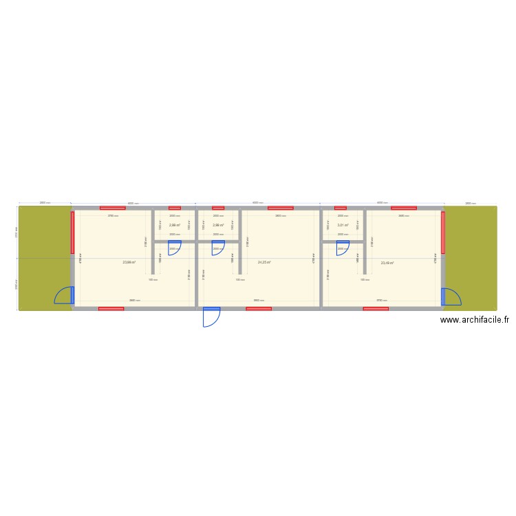Мага. Plan de 0 pièce et 0 m2