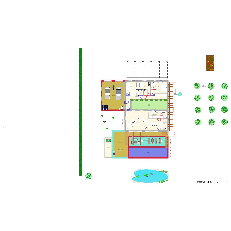 5P SERREDEF ext. Plan de 17 pièces et 377 m2