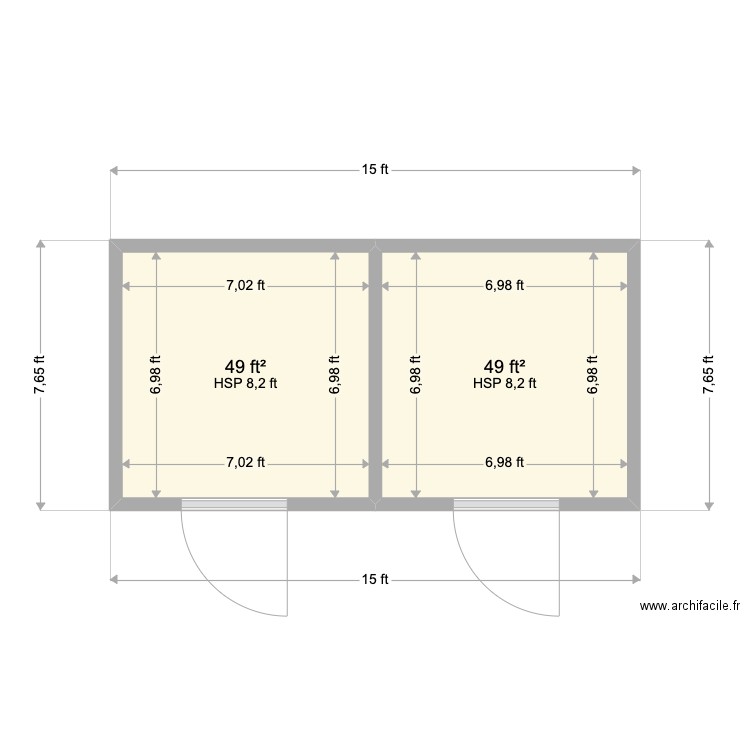 Eurofins 2 Rooms. Plan de 0 pièce et 0 m2