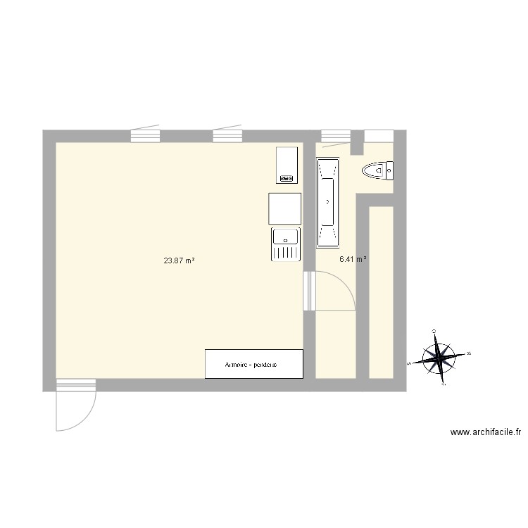 nansouty. Plan de 0 pièce et 0 m2