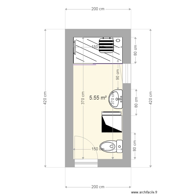 BARDON projet. Plan de 0 pièce et 0 m2