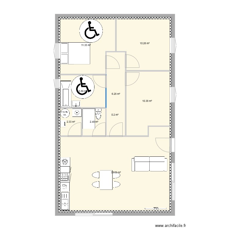 maison neuve. Plan de 0 pièce et 0 m2