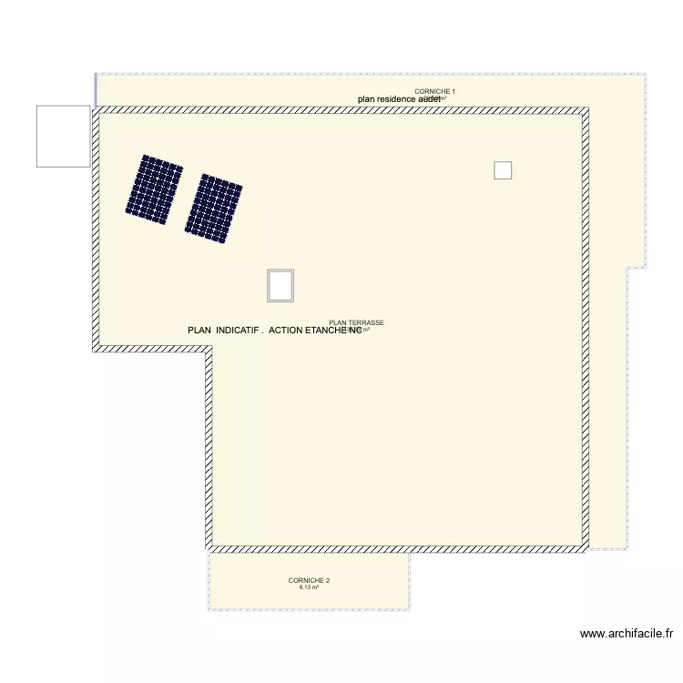 residence audet  . Plan de 