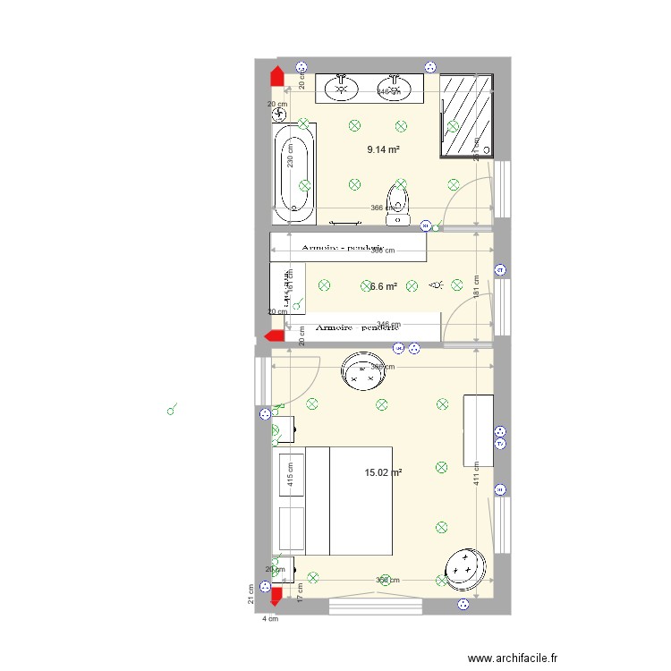 chalet chambre parentale Mag. Plan de 0 pièce et 0 m2