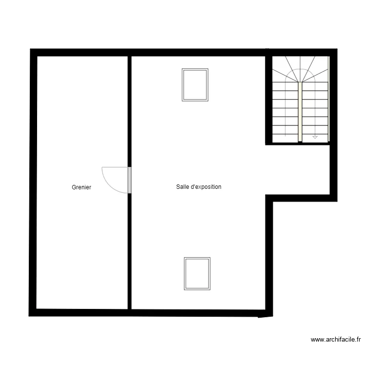 Croquis 2 Etage HEMING. Plan de 