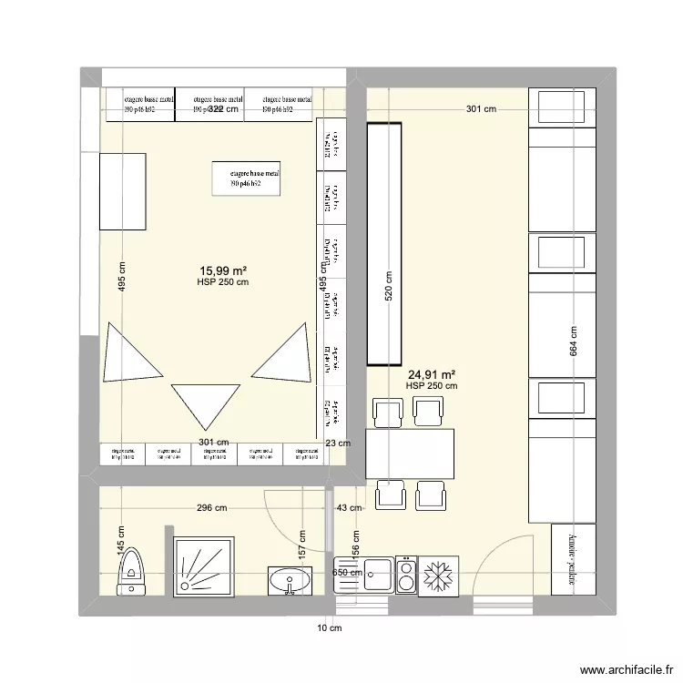 garage final. Plan de 
