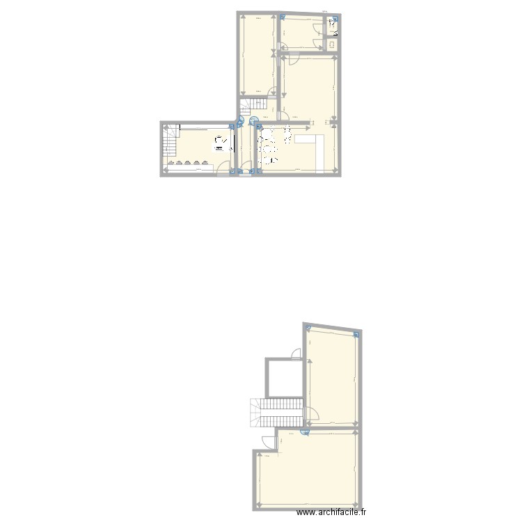 RDC cloutiers boulangerie. Plan de 0 pièce et 0 m2