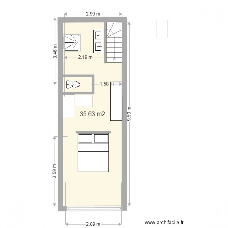 projet 4 etage. Plan de 0 pièce et 0 m2