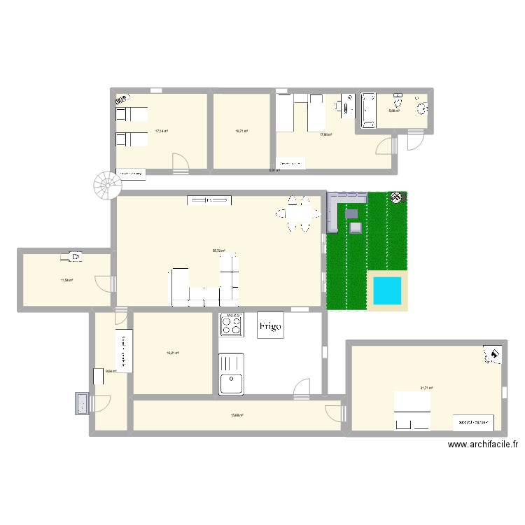 Anais. Plan de 0 pièce et 0 m2