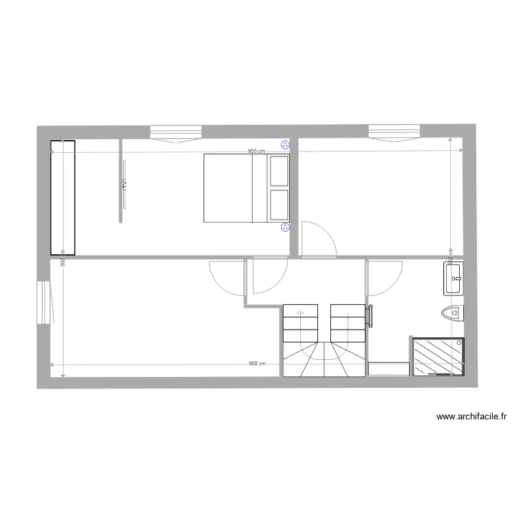 bas cuisine. Plan de 