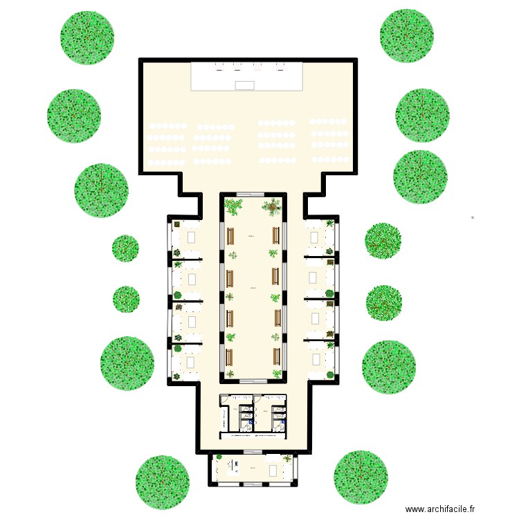 BATIMENT.... Plan de 0 pièce et 0 m2