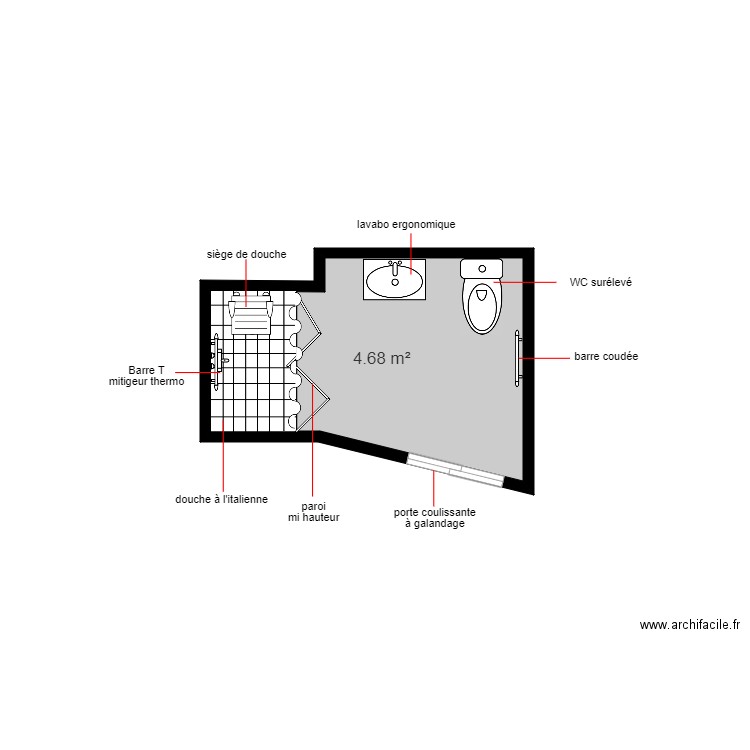 cap devant. Plan de 0 pièce et 0 m2