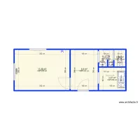 Plan 800 x 300 avec Kitchenette et WC