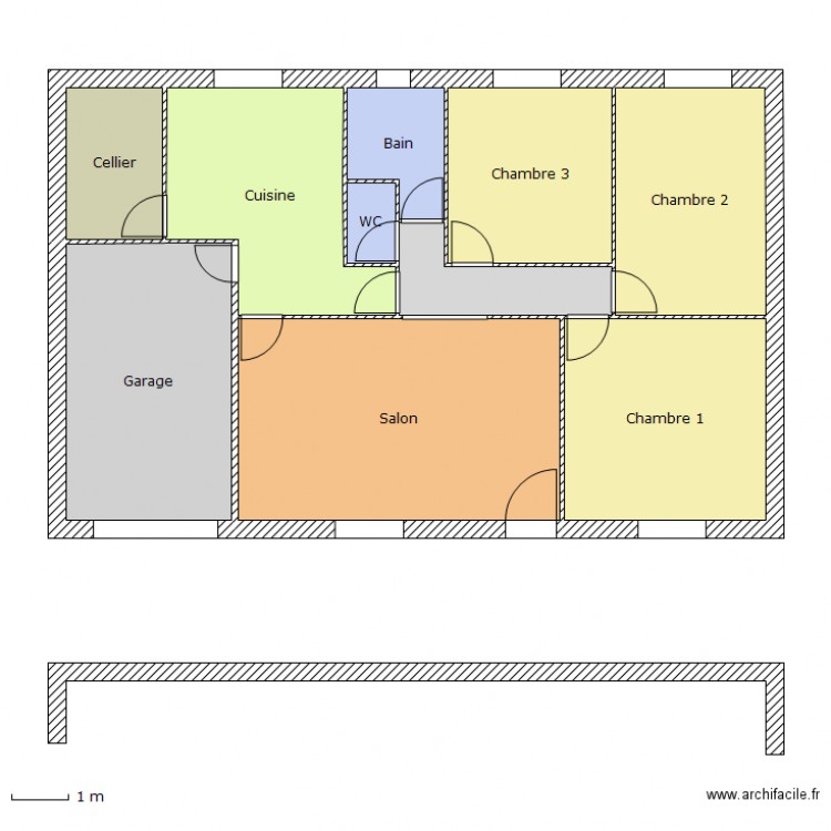 Harmonie (4bis13M-CF) - EL HAMDI. Plan de 0 pièce et 0 m2